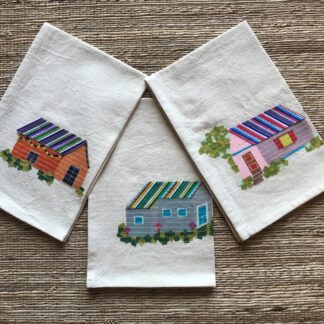 Houses Tea Towel Set R